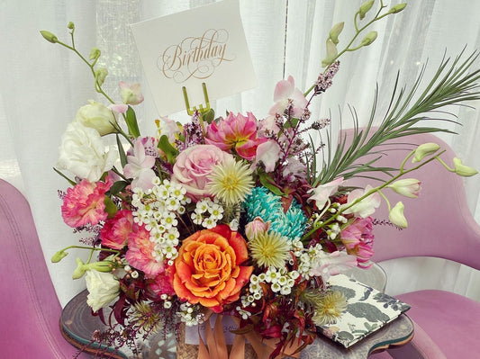 Seasonal Fresh Flower Basket image 2