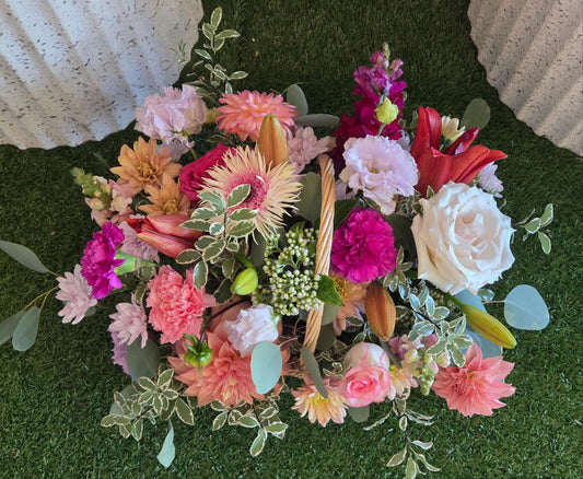 Seasonal Fresh Flower Basket