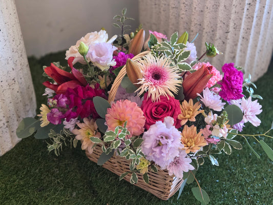 Seasonal Fresh Flower Basket