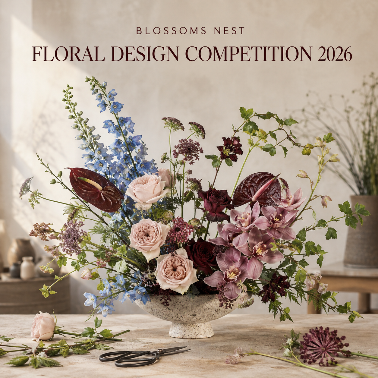 Blossoms Nest Floral Design Competition 2026 – Round 1 Entry