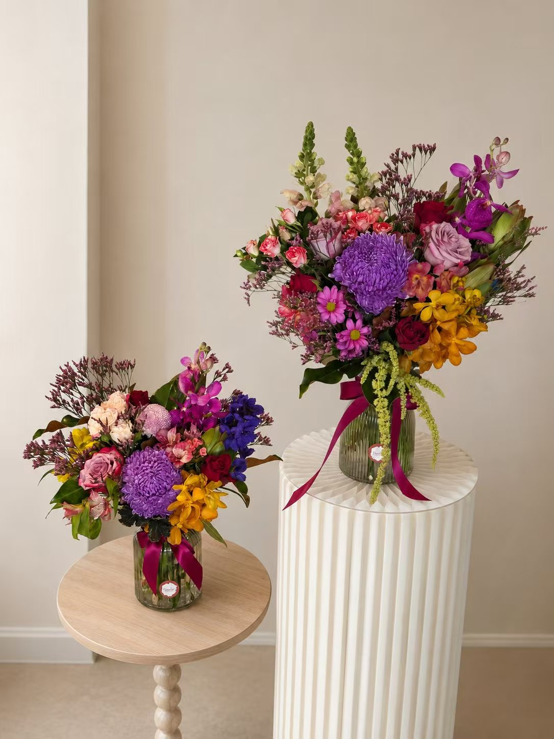 Bright Bloom Vase Arrangement