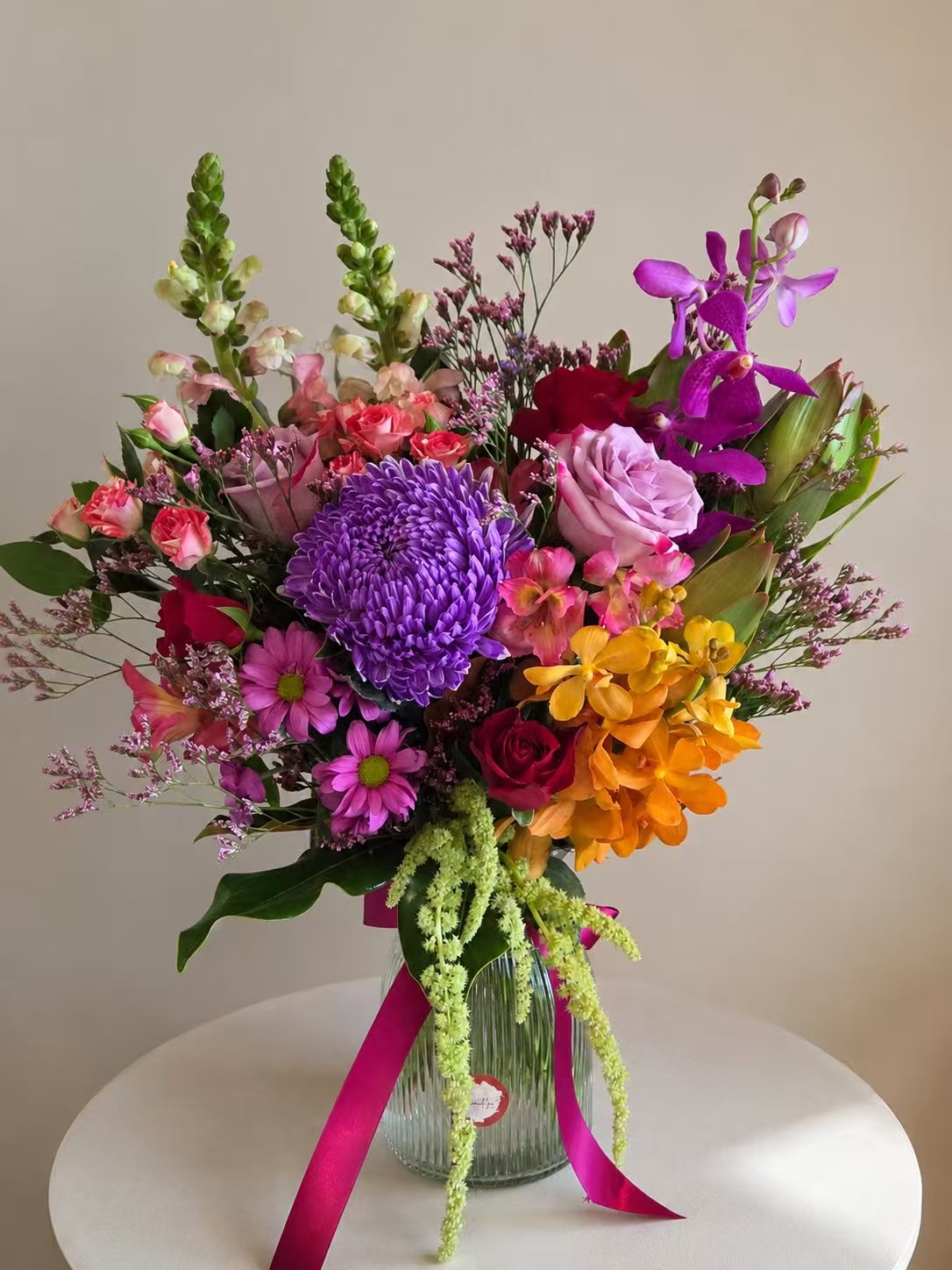 Bright Bloom Vase Arrangement