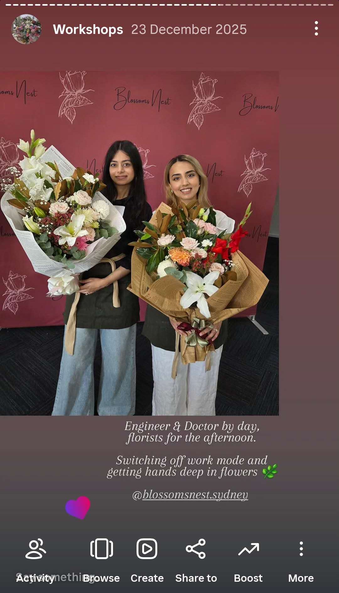 Hand-tied Bouquet Making Workshop