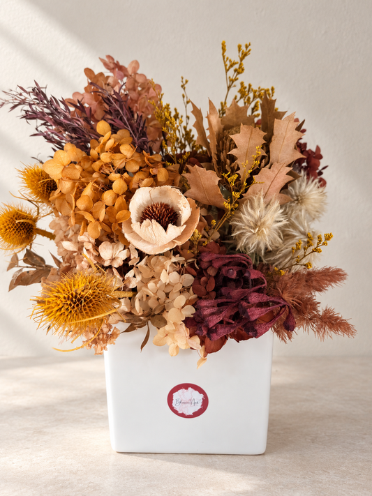 Autumn Glow preserved and dried flowers