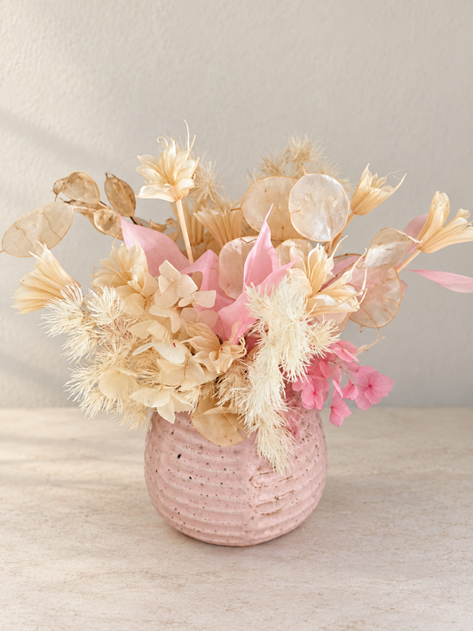 Blush Cloud preserved and dried flowers