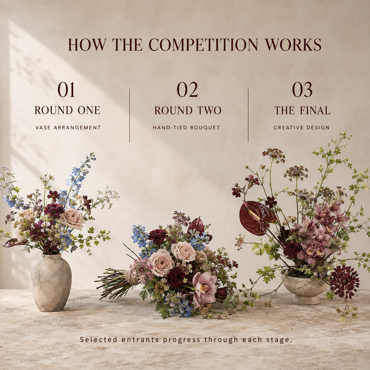 Blossoms Nest Floral Design Competition 2026 – Round 1 Entry